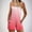 🔥 Red_New, variant on Gifts Jumpsuit Romper Gradient Print Womens Sleeveless Camisole Pocket Wide Leg Jumpsuit Shorts Ombre Gradient Printed Pocketed Casual Summer Playsuit Jumpsuit Romper