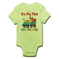 thumbnail image 1 of CafePress - First Birthday Bear Train Infant Bodysuit - Baby Light Bodysuit, 1 of 1