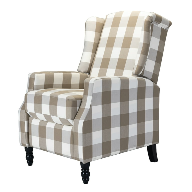 Gray buffalo online check recliner