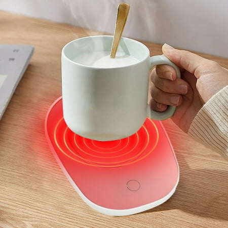 

Fufafayo Today Deals Thermal Cup Pad 55 Degrees WarmAutomatic Constant Temperature Induction Heat Heating Mat Source Milk Vacuum Dish