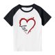 thumbnail image 3 of Blusas y camisas de manga corta con cuello redondo para niños y niñas, blusa de manga corta con estampado de cuello redondo, 3 of 7