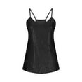 thumbnail image 5 of Hvot&aat Women Sexy Sequin Tank Tops Sparkle Glitter Cami Sleeveless Solid Round-neck Blouse, 5 of 7