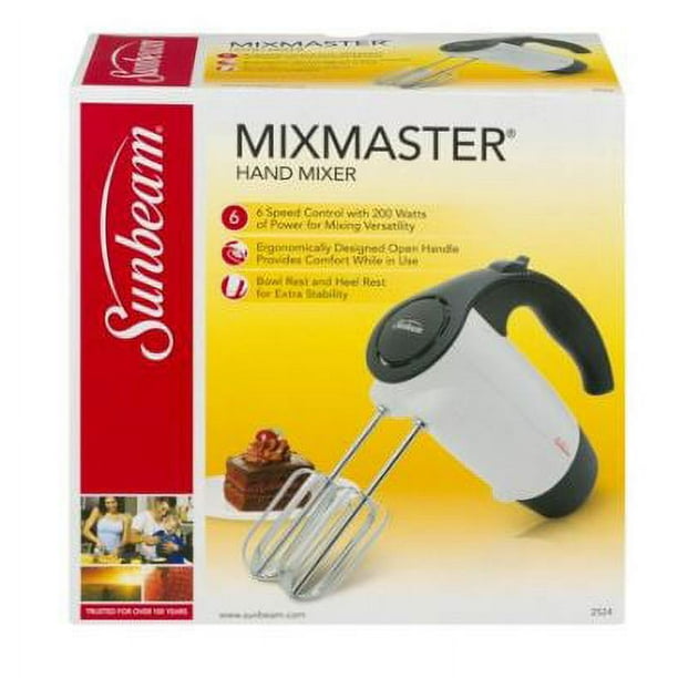 Sunbeam Mixmaster Electric Kitchen Handheld Mixer, 6 Piece with