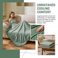 thumbnail image 3 of Catalonia Cooling Blanket for Hot Sleepers, Summer Bed Blanket for Warm Night Sweat, Cool Sofa Throw Blanket for Hot Flashes, Soft Thin Lightweight Blanket for Adults Kids, 3 of 7