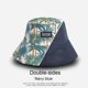 thumbnail image 1 of Sombreros de sol grandes para hombre, sombrero de cubo de doble cara, Color puro, Panamá, sombrero de pescador al aire libre, visera, gorra de lavabo, sombrero de playa qym unisex, 1 of 2