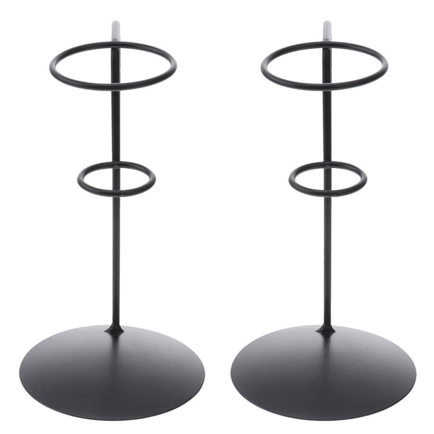 EeaseMX 2 soportes de hierro para helados, soporte para conos de helado, mini soporte para helados.