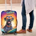 thumbnail image 4 of Retro Surfing Great Dane in Cool Sunglasses Hello Summer Waves Travel Luggage Cover Danes Dog Lover Gifts Suitcase Dust Protective Decor - 10001, 4 of 5