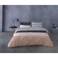 thumbnail image 2 of Gouchee Home Sore 3-Piece Queen Duvet Cover Set – Watercolor Stripe Print, Reversible Cotton Bedding, 2 of 2