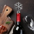 thumbnail image 5 of Clearance! Hilingoto Wine Stopper, Snowflake Red Wine Bottle Stopper (4Pc), Snowflake Wine Bottle Plug Drink Bottle Stopper Reusable Wine Cover 4Pc 5.1X3.9X2.4Inch Christmas Sale, 5 of 9