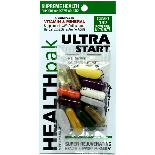Vitamin Antioxidants Supplement Refill Ultra Start 24 Pack