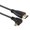 Right Angled, variant on Chenyang CY Up Angled 90 Degree Micro HDMI to HDMI Male HDTV Cable for Cell Phone and Tablet and Camera