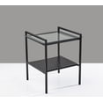 thumbnail image 2 of Adesso, Pearson Accent Table, Black, Glass, 2 of 3