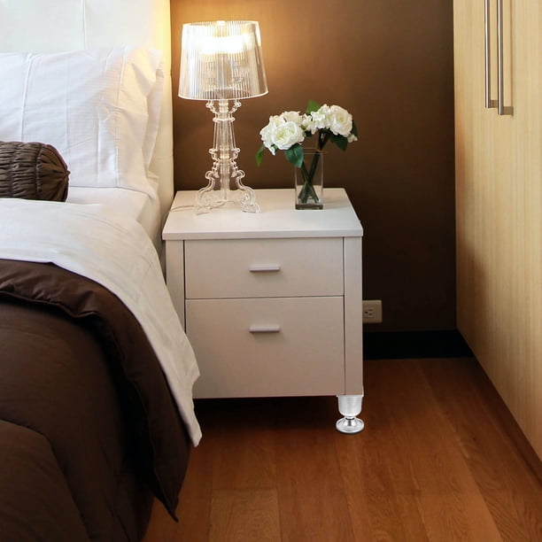 Hytrove 4Ud Patas Elegantes Plateadas Para Muebles Y Repuesto De Sofá