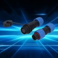 thumbnail image 3 of Conector De Cable De Aviación De 1 A Pin, Cobre Chapado En Oro Resistente Al Agua IP68 Para Equipos De Comunicación, 3 of 7