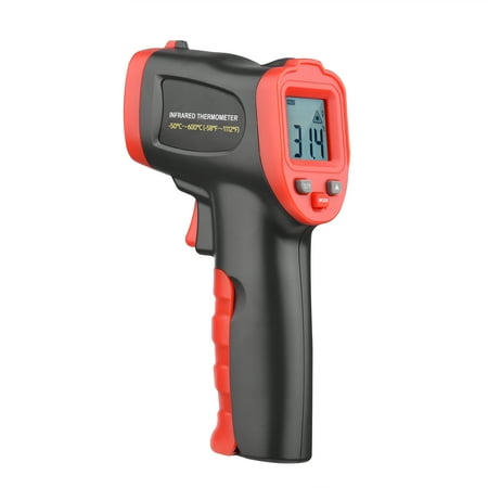 

-50℃～600℃ /-58℉～1112℉ Infrared Thermometer IR Thermometer Handheld Non- Digital Temperature Tester Pyrometer Temperature for Kitchen Cooking BBQ Chocolate Pizza Industrial【Non-Body Use】