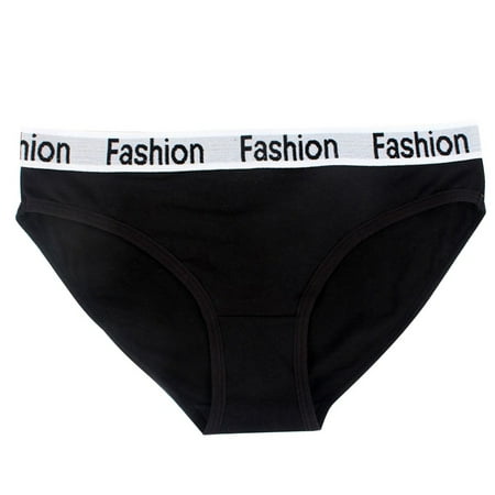 HYSYSB Womens Underwear plus Size Panties women s Athletic Underwear womens Panties underpant S-xl Sleepwear Cotton Lingerie Sexy Underwear Brief panties for Women Black XL