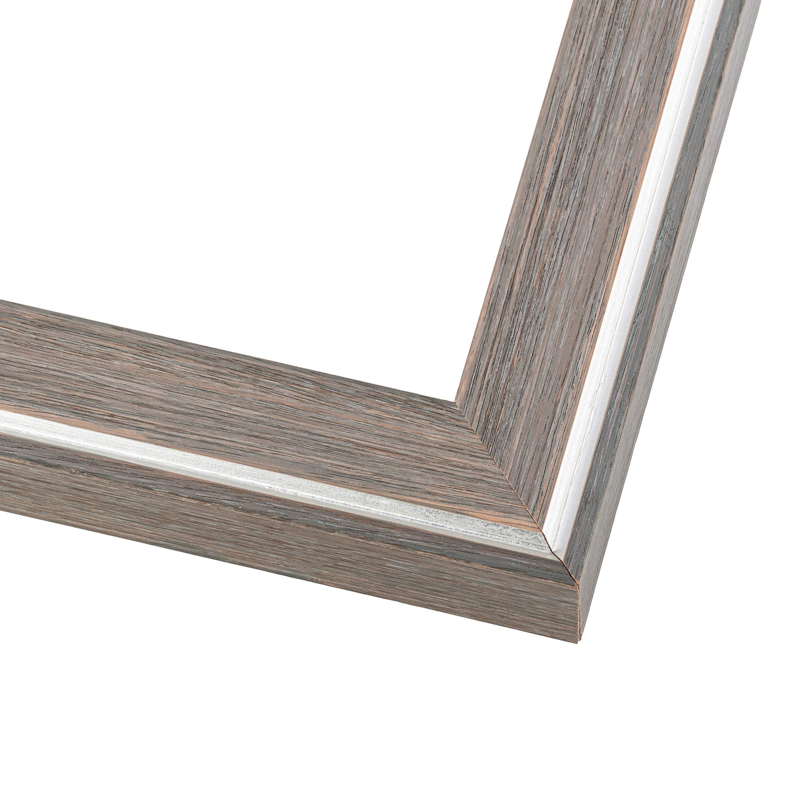 18x24 Frame Grey Real Wood Picture Frame Width 1.25 inches | Interior Frame Depth 0.5 inches | Hans