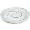 Thyme & Table Blue Marble Stoneware Round Dinner Plate
