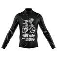 thumbnail image 4 of Maillot de ciclismo con estampado de calaveras para hombre, ropa de ciclismo de manga larga, uniforme de bicicleta de montaña, verano 2023, 4 of 5