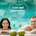 thumbnail image 4 of 10pcs Monstera Paper Straws Glitter Straws Disposable Luau Party Drinks Straws, 4 of 9