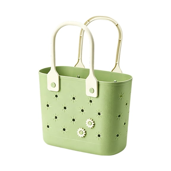 Women's Waterproof Sandproof Beach Tote Bag - Portable Washable Bag for Beach, Pool & Outdoor Use