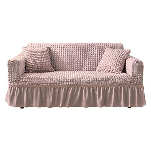 Stretch Spandex Sofa Slipcovers, Soft Pink Sofa Covers