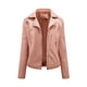 thumbnail image 4 of Chaquetas de Cuero Para Mujer, Abrigos, Abrigos Cálidos de Manga Larga, Parkas Finas de Invierno, Abrigo Sin Capucha de Imitación Odeerbi ODB173080, 4 of 5