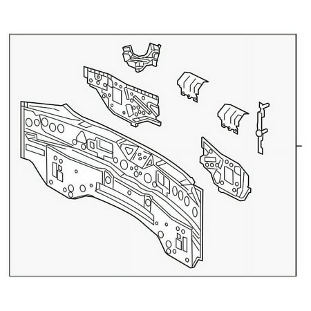 Genuine OE Toyota Rear Body Panel - 58307-F4021