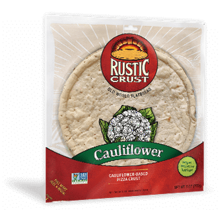 Rustic Crust Cauliflower 12' Pizza Crust , 9 OZ (Pack of (The Best Cauliflower Pizza Crust Recipe)