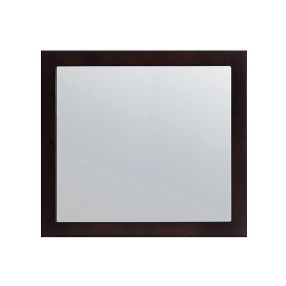 Sterling 36" Framed Rectangular Espresso Mirror