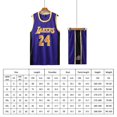 thumbnail image 3 of Kobe Bryant Training Vest No.24 Jersey Team Uniform For Lakers,purple, 3 of 5
