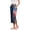Blue, variant on Womens Tear Away Breakaway Capri Pants for Post Surgery Recovery Patriotic Independence Day Print Post-Op Recovery Capri Pants,White (XXL)