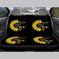 thumbnail image 6 of Pzuqiu Car Seat Covers Full Set Full Backrest Polyester, Compatible with Auto Seats Automotive Seats, for Trucks Cars, Sunflower Sunshine, 6 of 10