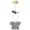 Black#72, variant on Summer Outfit Set Mini Ducks Statue Accessories, Mini Figurine Customization Kit, Adjustable Hats Sunglasses Gold Chains for Tabletop Decor and Collectors