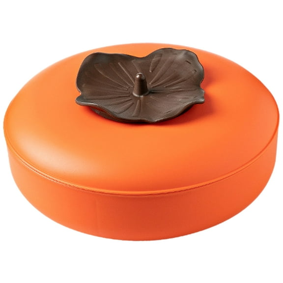 ULTNICE Chinese New Year Snack Tray Orange Plastic Dried Fruit Tray 1Pack