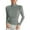 Army Green, variant on High Neck Thermal Tops Womens Long Sleeve Casual Stretch Layering Undershirts Fall Winter Spring Clothes, White M