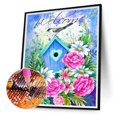 thumbnail image 1 of Cuadros Decorativos 5D bricolaje taladro redondo completo diamante pintura Kit pájaro hogar decoración arte artesanía Ehuebsd embutido en tela, 1 of 8