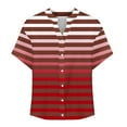 thumbnail image 4 of Womens Spring Shirts 2025 Woman Tops Summer, Linen Tops for Women Summer Work Shirts Trendy Button Down Plus Size V Neck Boho Clothes Spring Tops for Women 2025, 4 of 5