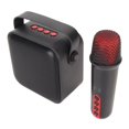 thumbnail image 3 of Mini máquina de Karaoke Set Altavoz Bluetooth portátil con 1 micrófono inalámbrico para fiesta en casa KTV negro, 3 of 5