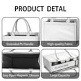 thumbnail image 4 of Large Capacity Tote Bag,White Hyena Pattern Handbag Fashion Luxury Tote Bag,15.7"x13"x 5.1" Inches,Laptop Compatible, 4 of 6