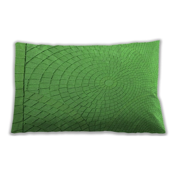 Ahgly Company Outdoor Rectangular Contemporary Lumbar Throw Pillow, 13 inch by 19 inch