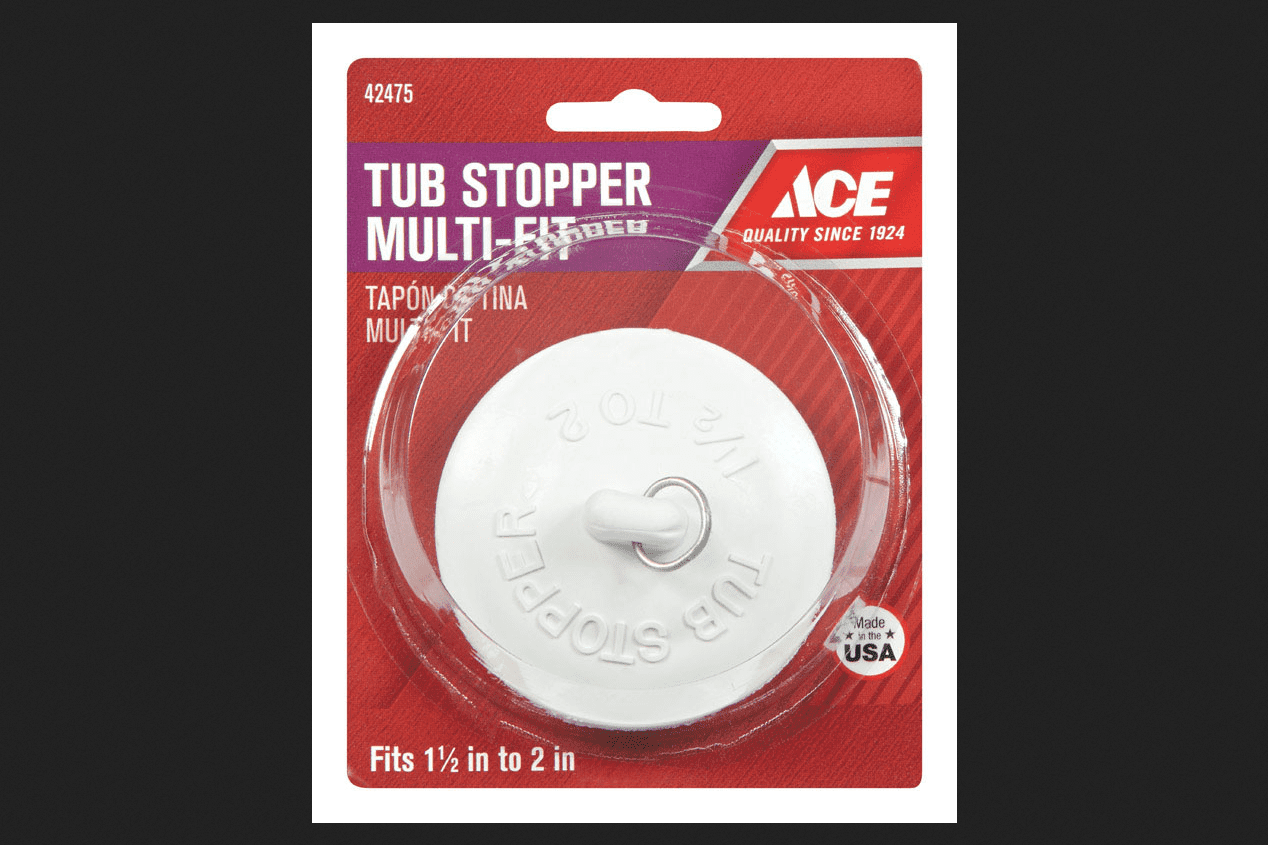 Ace 11/2 to 2 in. Dia. Tub Stopper Rubber
