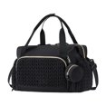 thumbnail image 3 of Runquan Diaper Bag Lightweight Large Capacity Shoulder Bag for Nurses Women Work Gym Black, 3 of 8