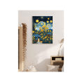 thumbnail image 4 of 1 PC Sunflower Van Gogh Ready To Hang In Kitchen Hallway Office Bar Lounge Living Room Bedroom Free Combination Home Wall Decoration Frameless, 4 of 4