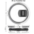 thumbnail image 4 of Tapa Magnética De Vaso Magnético De 30 oz , Bloque De Repuesto Deslizante Compatible Con 20/Rambler YETI O De Café Rtic De Estilo Antiguo , A Prueba De Derrames, 4 of 4