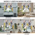 thumbnail image 3 of Farmhouse Swag Valances for Windows 2 Pack, Kitchen Window Curtains 36 Inch Length, Watercolor Sunflowers Animals Printed Wood Grain Privacy Swag Curtains for Living Room/Bathroom 36"x36", 3 of 8