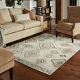 thumbnail image 2 of Avalon Home Gracie Tribal Medallions Area Rug, 7'10" X 10', Ivory/ Orange, 2 of 10