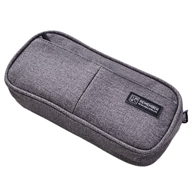 Stationery Bag Large Capacity Simple Casual Pencil Case Pen Holder Case for Kids