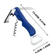 thumbnail image 3 of XYRSRUW 3-in-1 Wine and Beer Opener, Portable Corkscrew with Foil Cutter, Multifunctional Bottle Opener with Ergonomic Design, Stainless Steel Beverage Accessory for Home and Travel, 3 of 6