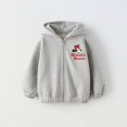 thumbnail image 3 of Sudadera de felpa de manga larga para niños y niñas, abrigo deportivo con estampado de pato Donald y Minnie, ropa informal para otoño, novedad, 3 of 4